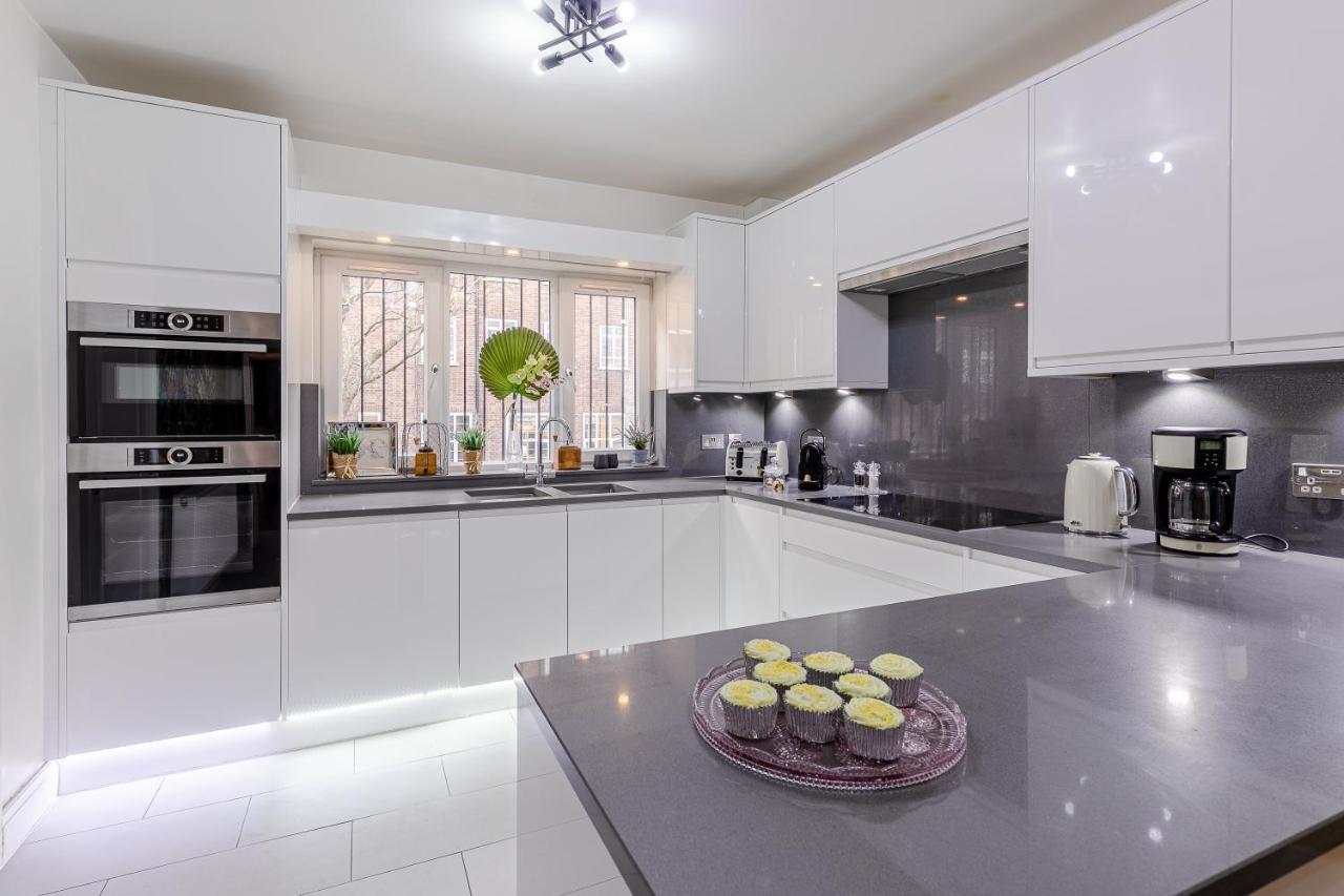Notting Hill & Hyde Park Exclusive West-End Serene Designer Family Home 5Bed4Bath 伦敦 外观 照片